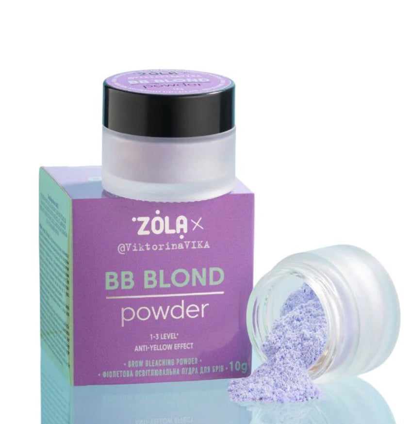Poudre décolorante sourcils - Zola BB Blond Powder